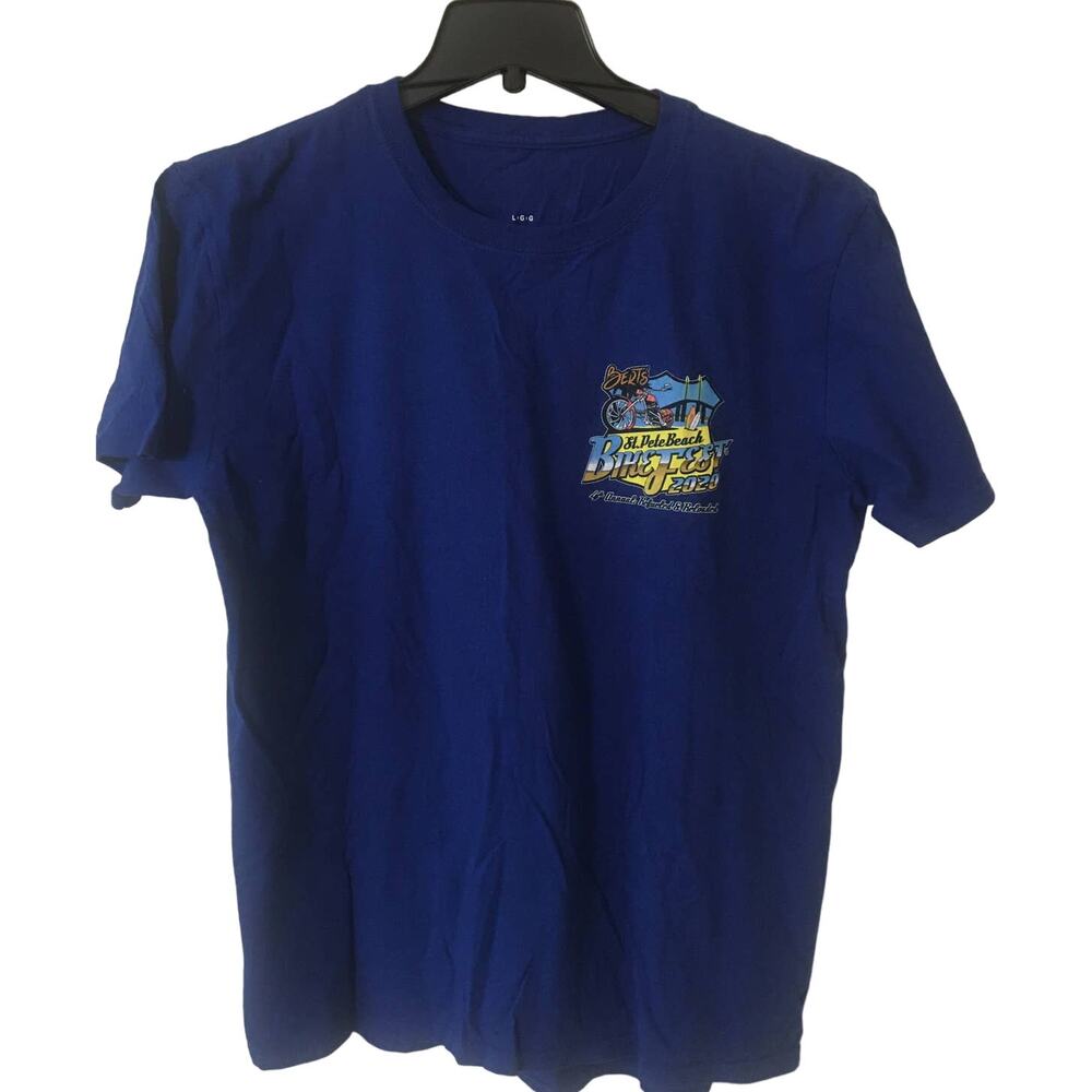 Bert’s St. Pete Beach Bike Fest 2020 4th. Annual Refueled & Reloaded L T-shirt